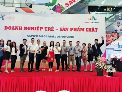 Thuyền phong thủy Lucky tham dự hội chợ '' Doanh nghiệp trẻ - Sản phẩm chất '' tại Savico Long Bien 2018